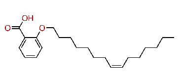 O-(Z)-8-Pentadecenylsalicylic acid 2-hydroxybenzoic acid